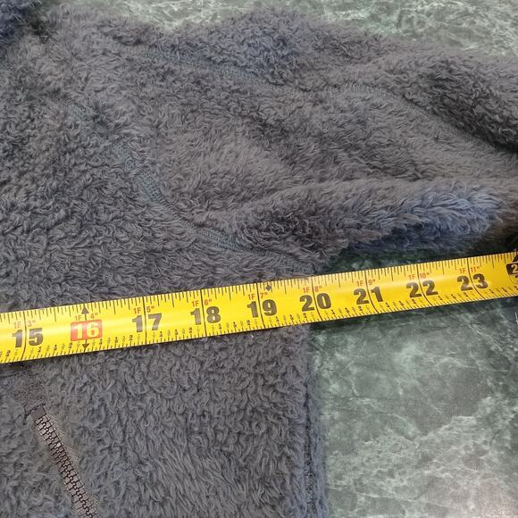 Kuhl Flight Jacket Women's Size M Fuzzy Deep Pile Fleece Full Zip Pockets Hooded - Picture 10 of 16